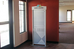 Bank of the Sierra Custom Graphic Kiosk Sign