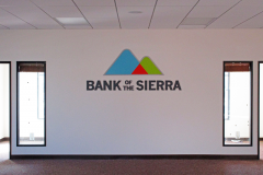 Bank of the Sierra Indoor Dimensional Letter Office Sign