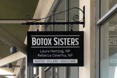 Botox Sisters Blade Sign, Long Beach, CA