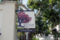 Ojai Majestic Oak Vineyard Blade Sign