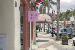 Fleur de Rye Blade Sign, Ventura CA