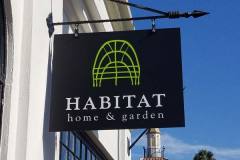 Habitat Custom Blade Sign, Santa Barbara CA