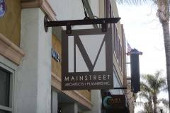 Main Street Architects Blade Sign, Ventura CA