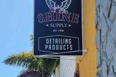 Shine Supply Blade Sign, Ventura, CA
