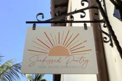 Sunkissed Pantry Blade Sign, Santa Barbara, CA