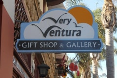 Very Ventura Gift Shop Dimensional Letter Blade Sign