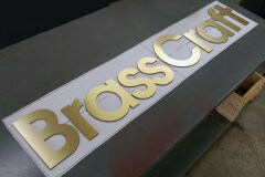 Brass Craft Dimensional Letter Sign