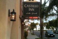 Blade Sign Restoration Castillo Inn, Santa Barbara, CA