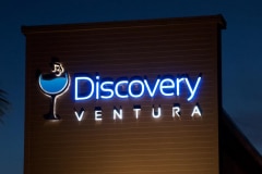 Discovery Ventura Channel Letter Sign Side View