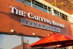 The Carving Board Restaurant in Woodland Hills Backlit Channel Letter Sign