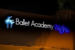 Ballet Academy Ventura Channel Letter Sign Illuminated