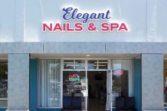 Elegant Nails & Spa Channel Letter Sign in Goleta, CA