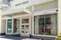 Giorgio Armani Storefront Channel Letter Sign