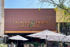 Grapes and Hops Channel Letter Sign, Ventura, CA