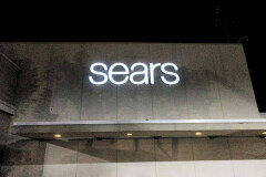 Sears Illuminated Channel Letter Sign, Bakersfield, CA