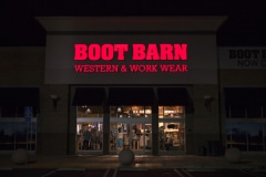 Boot Barn Channel Letter Sign in Oxnard