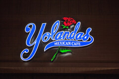 Yolanda's Mexican Cafe Channel Letter Sign in Oxnard