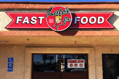 Lalo's Jr. Fast Food Channel Letter Sign