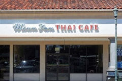 Meun Fan Thai Cafe Channel Letter Sign, Santa Barbara, CA