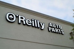 O'Reilly Auto Parts Channel Letter Sign Santa Barbara, Another National Sign Account.