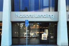 Nation's Lending Channel Letter Sign, Oxnard, CA