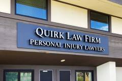 Quirk Law Firm Channel Letter Sign, Ventura, CA