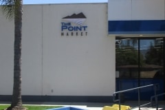 The Point Market Channel Letter Sign in Santa Barbara, CA