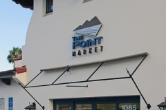 The Point Market Channel Letter Storefront Sign
