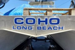 Coho Custom Boat Graphics - Stern, Long Beach, CA
