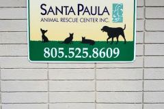 Custom Graphic Metal Sign for S.P.A.R.C. Animal Rescue in Santa Paula, CA