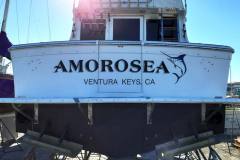 Amorosea Custom Graphic Boat Sign, Ventura Keys, CA