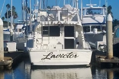 Lavictor Custom Graphic Boat Sign in Ventura, CA