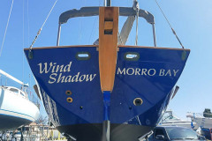 Wind Shadow Custom Graphic Boat Sign