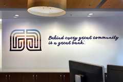 Montecito Bank and Trust Custom Graphic Interior Sign, Ventura, CA