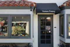 Ventura Pottery Custom Graphic Letters Awning Sign, Ventura, CA