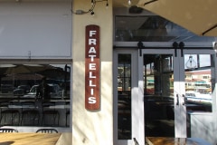 Fratellis Custom Graphic Restaurant Sign in Ventura, CA