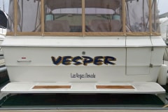Vesper Custom Graphic Boat Sign
