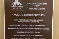 California Coastal Native Garden Custom Graphic Sign in Ventura, CA