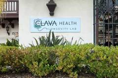 Clava Health Custom Graphic Sign, Santa Barbara, CA