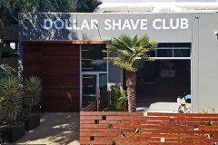 Dollar Shave Club Hand Painted Custom Graphics Sign, Marina Del Rey, CA