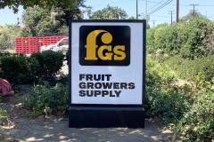 Fruit Growers Supply Custom Graphic Sign, Santa Paula, CA