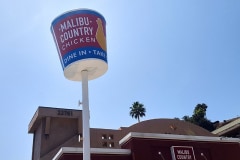 Malibu Country Chicken Custom Graphic Sign in Malibu, CA