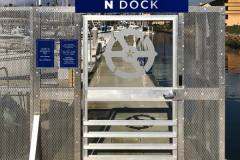 "N Dock" Ventura Isle Marina Custom Graphic Sign, Ventura, CA