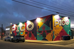 Pico Blvd Mural Custom Sign, Santa Monica, CA
