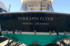 Terrapin Flyer Hand Painted Boat Sign