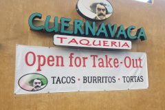 Custom Graphic Take-Out Banner for Cuernavaca Taqueria in Ventura, CA
