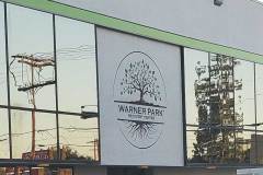 Warner Park hand-painted sign in Woodland Hills, CA by Dave's Signs.