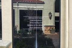 Edward Jones Custom Graphic Window Sign Lettering Installation, Thousand Oaks, CA