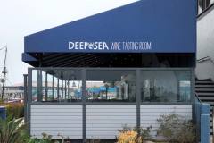 Deep Sea Wine Tasting Room Custom Graphics Awning - Side, Ventura, CA