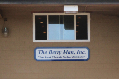 The Berry Man Custom Graphic Sign